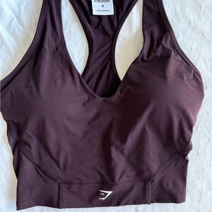 Gymshark Purple Sports Bra with Racerback Design